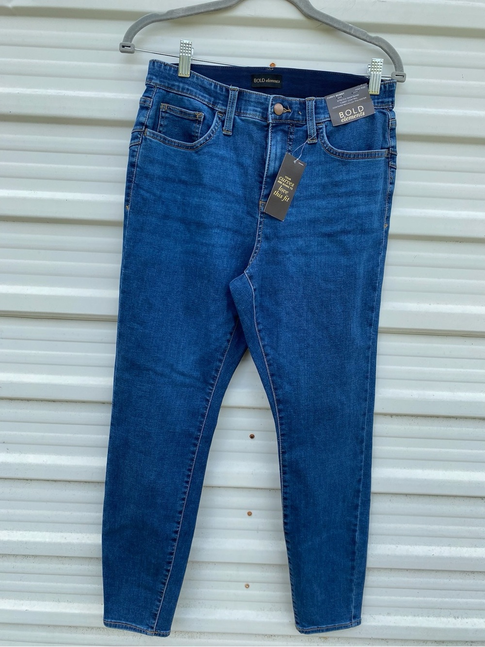 BOLD elements Men's Dark Blue Skinny Jeans